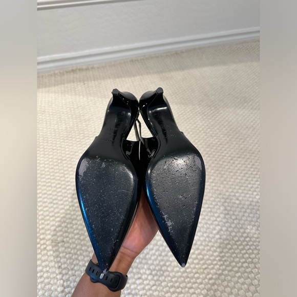 Saint Laurent Patent Leather Slingback Pumps - Picture 3 of 4